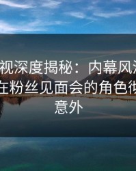 香蕉影视深度揭秘：内幕风波背后，主持人在粉丝见面会的角色彻底令人意外